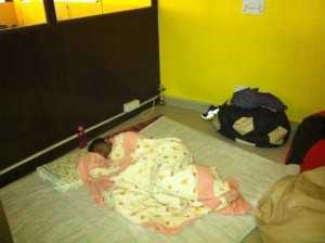 Neeraj Sleeping Neeraj Sleeping @The WAH Office