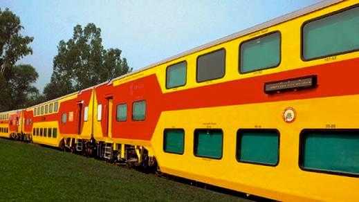 First AC Double Decker Train between Delhi Jaipur launched today
