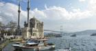 A beautiful view of Ortakoy Mosque and Bosphorus bridge, Istanbul, Turkey