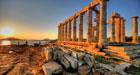 Cape Sounion & the Temple of Poseidon near Athens, Greece