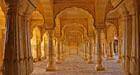 Columned Hall, Amber Palace, Jaipur, India