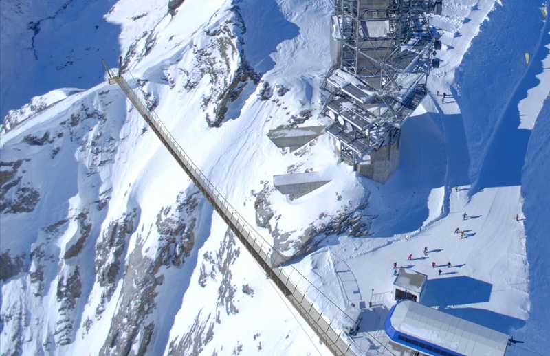 The bridge is expected to draw even more visitors to Switzerland's famous Mount Titlis